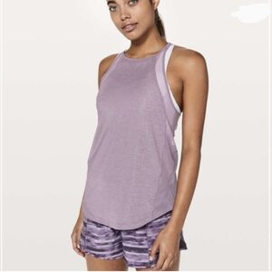 Lululemon Strappy Purple Sleeveless Tank Top